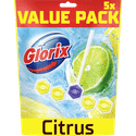 Glorix Toiletblok Pouch Citroen 5 stuks
