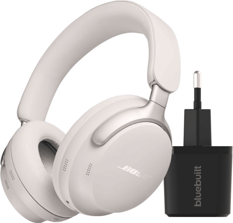 Bose QuietComfort Ultra Headphones Wit + Oplader