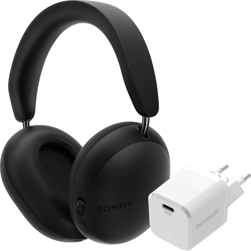 Sonos Ace Zwart + BlueBuilt Power Delivery Oplader met Usb C