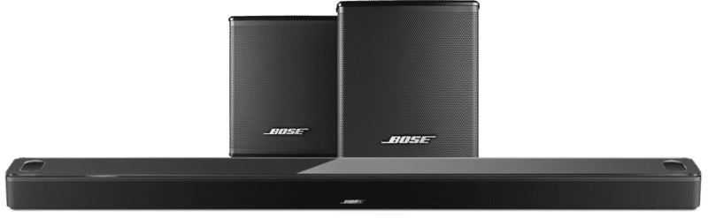 Bose Smart Ultra Soundbar Zwart + Bose Surround Speakers Zwart