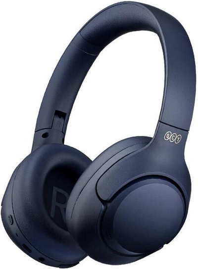 QCY H3 (Blauw) - Wireless Noise Cancelling headset - koptelefoon met Microfoon, Diepe Bas voor Thuis, Kantoor, Smartphone, PC, etc.