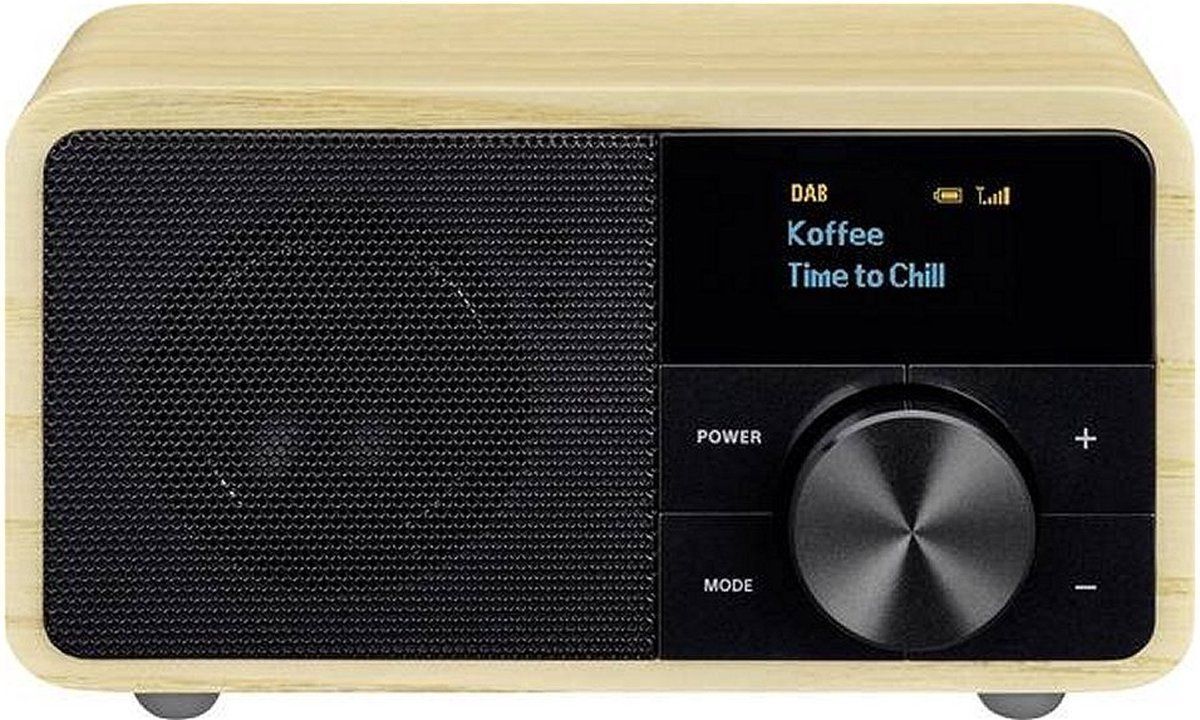 Sangean DDR-7 Retro Radio met DAB+ en FM - Sleep Timer en Bluetooth functie - Hout