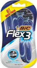 BIC Flex 3 wegwerpmesjes - 8 stuks