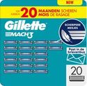 Gillette Mach 3 scheermesjes - 20 stuks