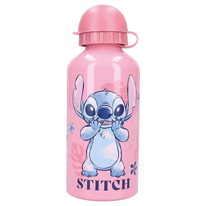 Disney Stitch drinkfles 500 ml Let's Eat!