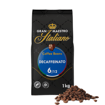 Gran Maestro Italiano Decaffeinato Koffiebonen - 1000 gram