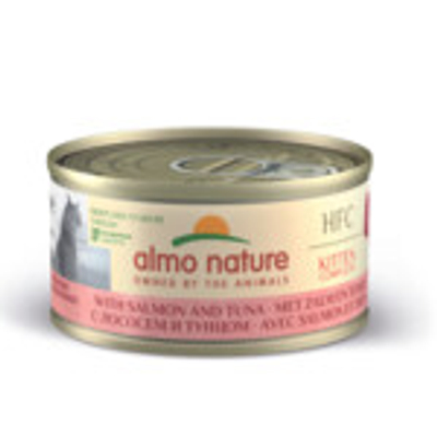 24x Almo Nature HFC Complete Kattenvoer Nat Kitten Zalm & Tonijn 70 gr - natvoer katten