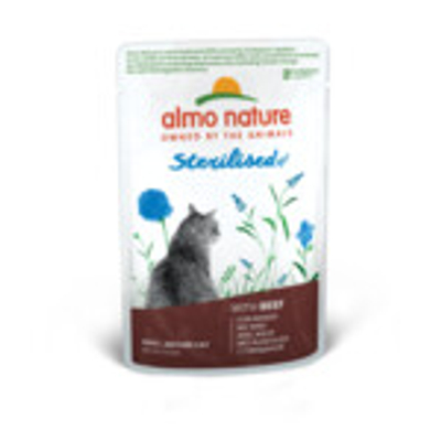 30x Almo Nature Sterilised Kattenvoer Nat Rund 70 gr - natvoer katten