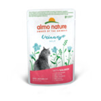 Almo Nature Urine Hulp Kattenvoer Nat Zalm 70 gr - natvoer katten