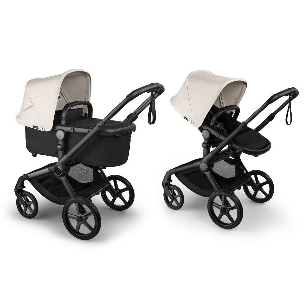 Kinderwagen Bugaboo Fox5 Renew Compleet Black/Heritage Black Misty White