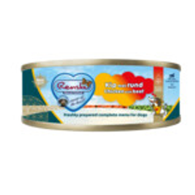 24x Renske Vers Gestoomd Complete Menu Hondenvoer Nat Kip - Rund 95 gr - natvoer honden