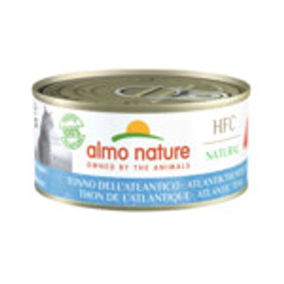 24x Almo Nature HFC Natural Kattenvoer Nat Blik Atlantische Tonijn 150 gr - natvoer katten