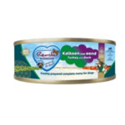 24x Renske Vers Gestoomd Complete Menu Hondenvoer Nat Kalkoen - Eend 95 gr - natvoer honden