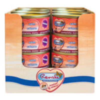 24x Renske Mousse Kattenvoer Nat Zalm 70 gr - natvoer katten