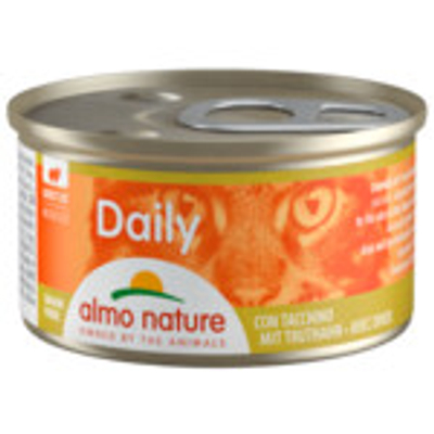 24x Almo Nature Daily Menu Mousse Kattenvoer Nat Kalkoen 85 gr - natvoer katten