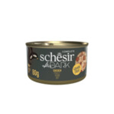 12x Schesir After Dark Bouillon Kip 80 gr - natvoer katten