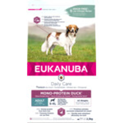 3x Eukanuba Adult Mono Proteïne Hondenvoer Eend 2,3 kg - hondenbrokken