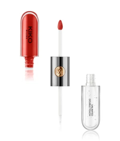 KIKO Milano Unlimited Double Touch 107 Liquid Lipstick with Bright Finish 12 Hours Lasting No-Transfer Base Colour 107 Cherry Red