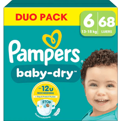 Pampers Baby Dry  luiers maat 6 - 68 stuks