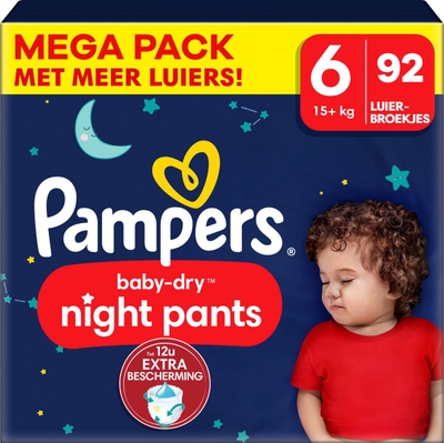 Pampers Baby Dry Night Pants  luierbroekjes maat 6 - 92 stuks