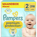 Pampers Premium Protection  luiers maat 2 - 216 stuks