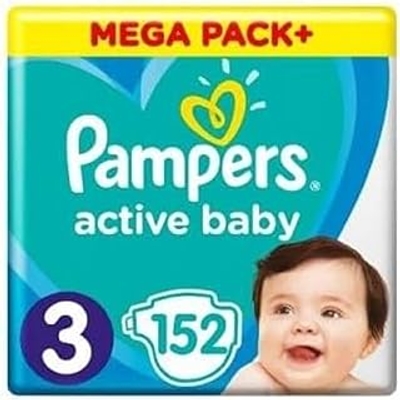 Pampers  luiers maat 3 - 152 stuks