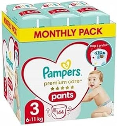 Pampers Premium Care Pants  luierbroekjes maat 3 - 144 stuks