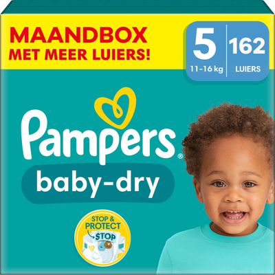 Pampers Baby Dry  luiers maat 5 - 162 stuks