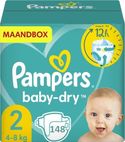 Pampers Baby Dry  luiers maat 2 - 148 stuks