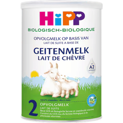 2 Biologische opvolgmelk op basis van geitenmelk (400g)