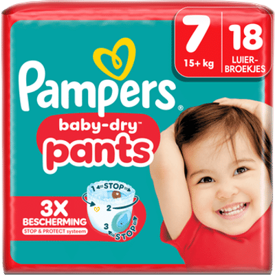 Pampers Baby Dry Pants  luierbroekjes maat 7 - 18 stuks