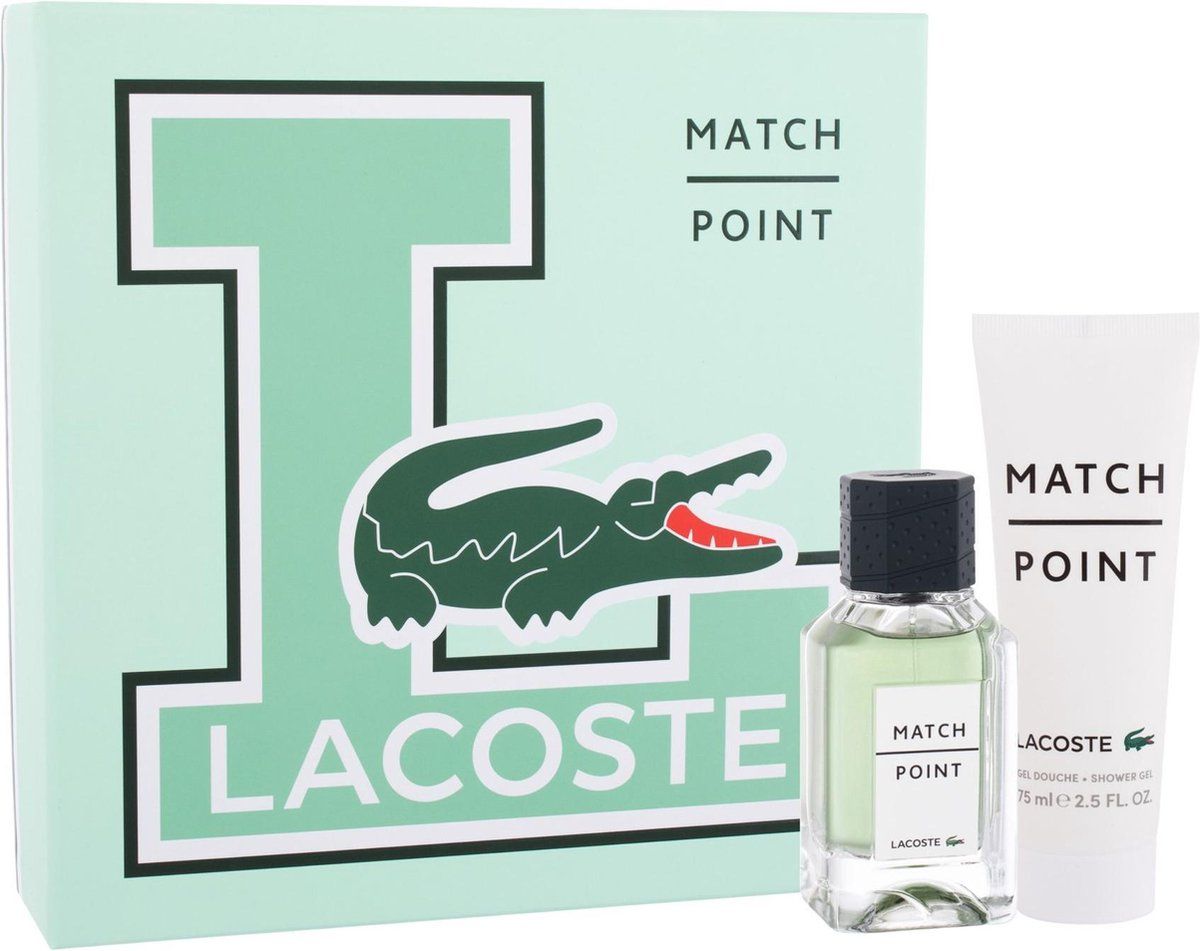 Lacoste - Match Point Giftset Eau de toilette 50 Ml A Shower Gel 75 Ml