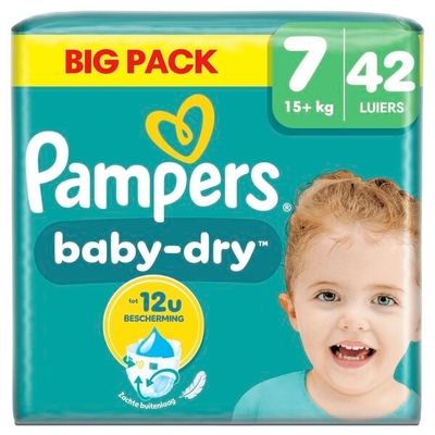 Pampers Baby Dry  luiers maat 7 - 42 stuks