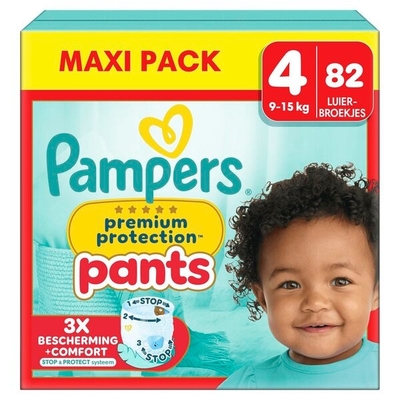 Pampers Premium Protection Pants  luierbroekjes maat 4 - 82 stuks