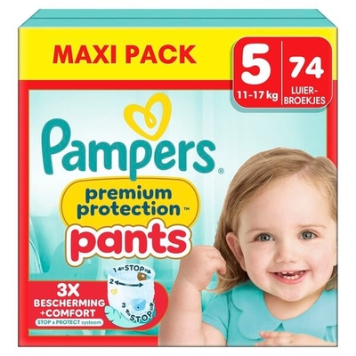 Pampers Premium Protection Pants  luierbroekjes maat 5 - 74 stuks