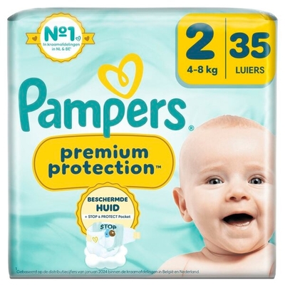 Pampers Premium Protection  luiers maat 2 - 35 stuks