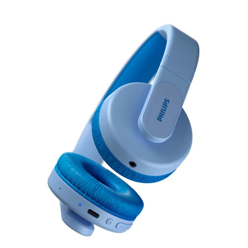 Philips TAK4206BL/00 hoofdtelefoon/headset Hoofdband 3,5mm-connector USB Type-C Bluetooth Blauw