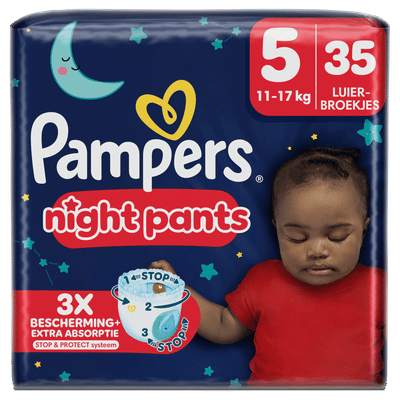 Pampers Baby Dry Night Pants  luierbroekjes maat 5 - 35 stuks