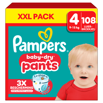 Pampers Baby Dry Pants  luierbroekjes maat 4 - 108 stuks