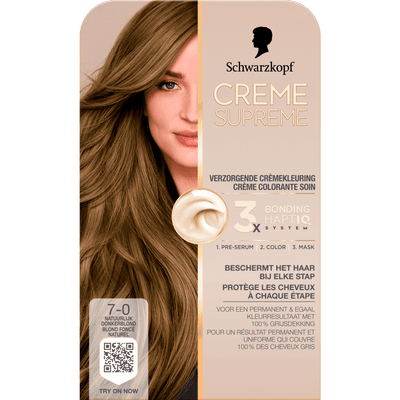 Schwarzkopf - CREME SUPREME 7-0 - Permanente Haarverf - Haarkleuring