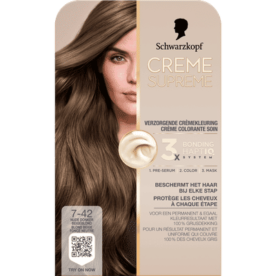 Schwarzkopf - CREME SUPREME 7-42 - Permanente Haarverf - Haarkleuring