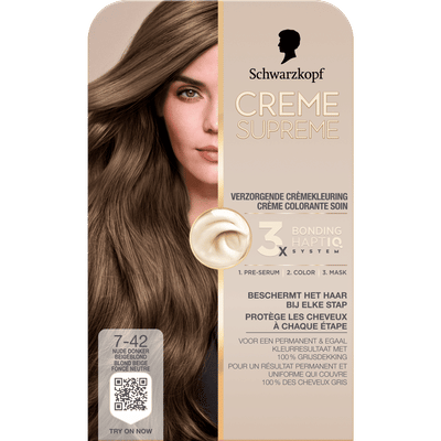 Schwarzkopf - CREME SUPREME 7-42 - Permanente Haarverf - Haarkleuring