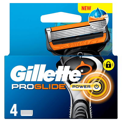 Gillette Fusion ProGlide Power scheermesjes - 4 stuks