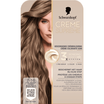 Schwarzkopf - CREME SUPREME 7-16 - Permanente Haarverf - Haarkleuring