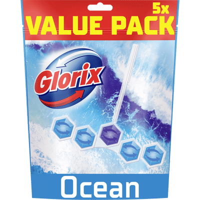 Glorix Toiletblok Pouch Ocean 5 stuks