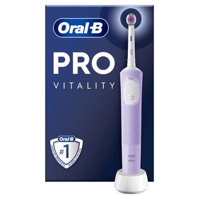 Oral-B Vitality Pro - Paars - Elektrische Tandenborstel - Ontworpen door Braun