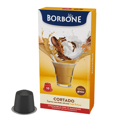 Caffè Borbone RESCORTADO10, Koffiecapsule, Latte macchiato, Caffe Borbone, Nespresso, 10 stuk(s)