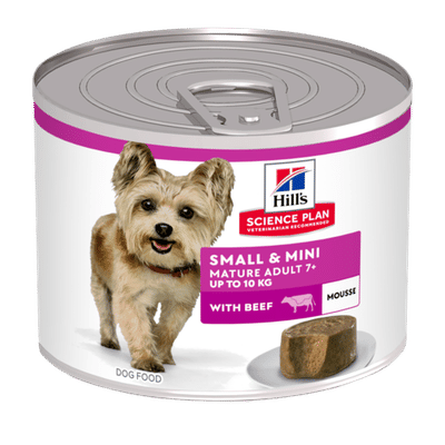 Hill's Science Plan Small & Mini Mousse Mature Rund natvoer hond 12x200 gram - natvoer honden