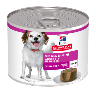 Hill's Science Plan Small & Mini Mousse Adult Rund natvoer hond 12x200 gram - natvoer honden