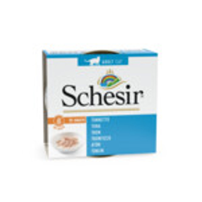 14x Schesir Kattenvoer Tonijn in Saus 70 gr - natvoer katten
